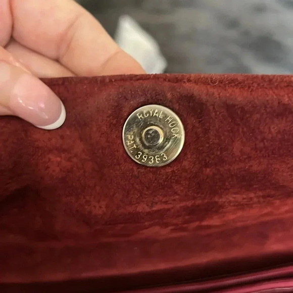 Eel skin bag from the 80s - Picture 8 of 8